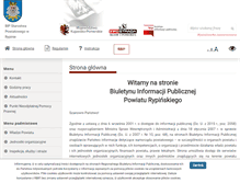 Tablet Screenshot of bip.powiatrypinski.pl